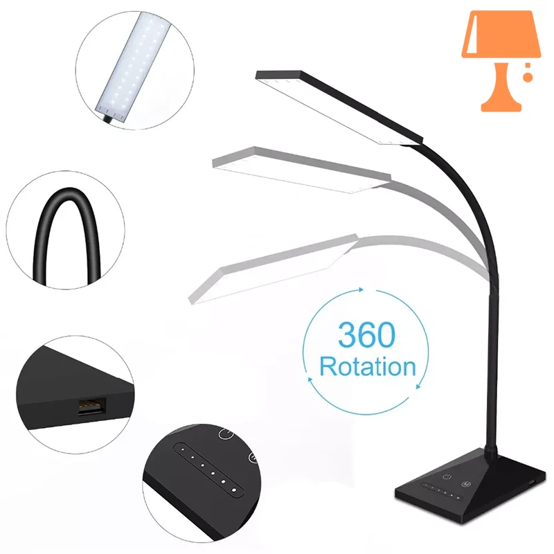 lampe de chevet amovible flexible