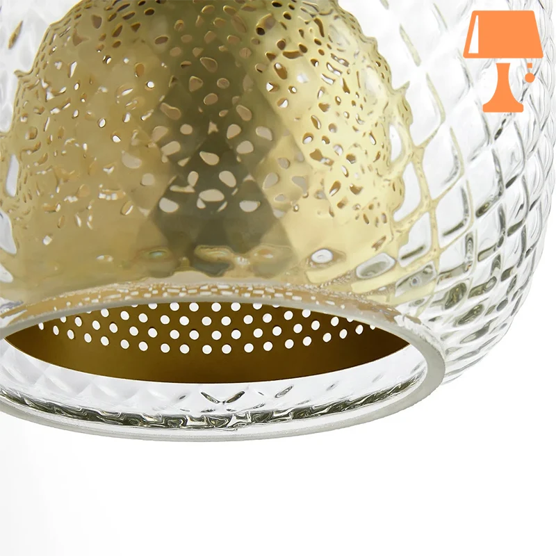 lampe de chevet ampm verre