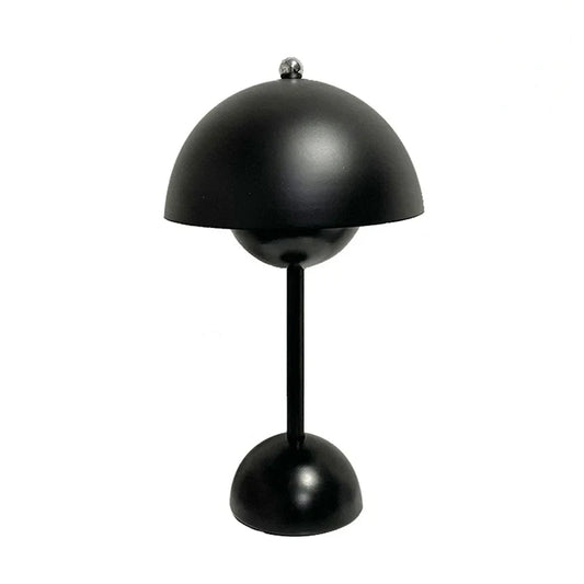 lampe de chevet arrondi noir