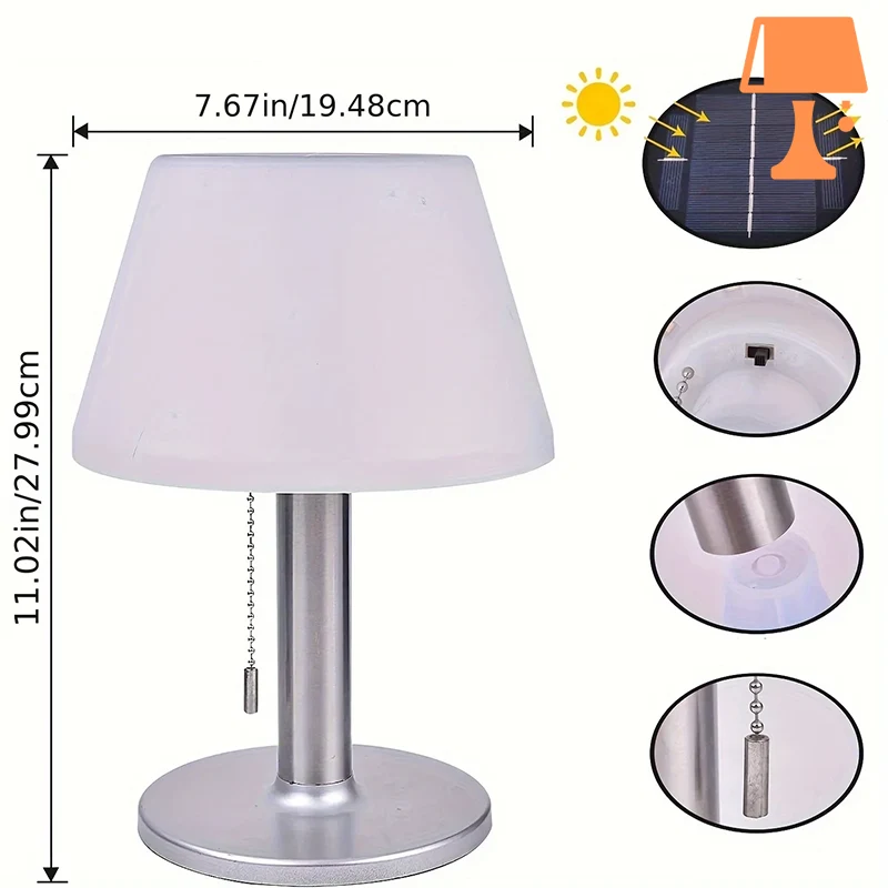 lampe de chevet avec tirette mesure