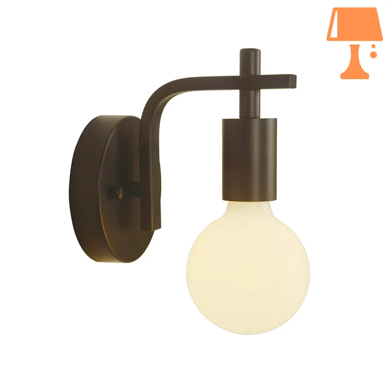 lampe de chevet design industriel noir