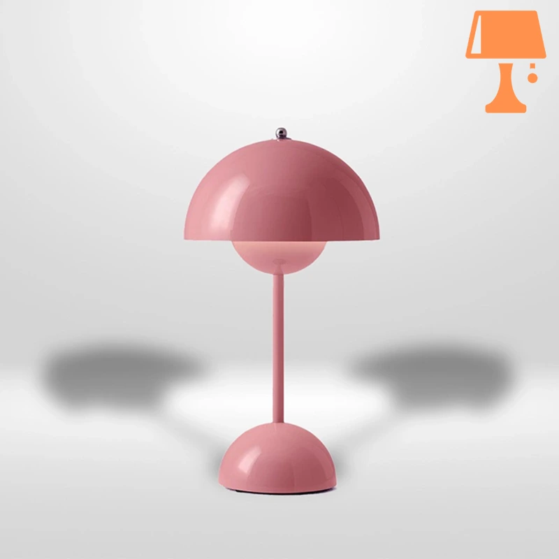 lampe de chevet design rose originale