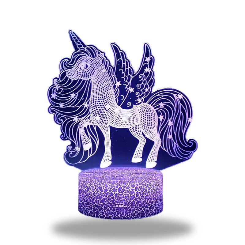 lampe de chevet enfant licorne design