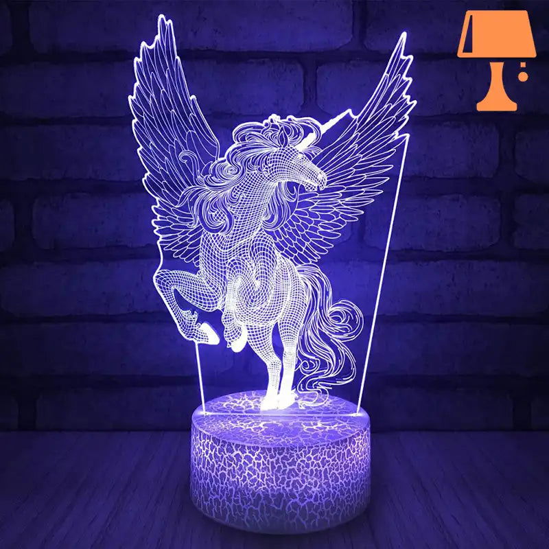 lampe de chevet enfant licorne design