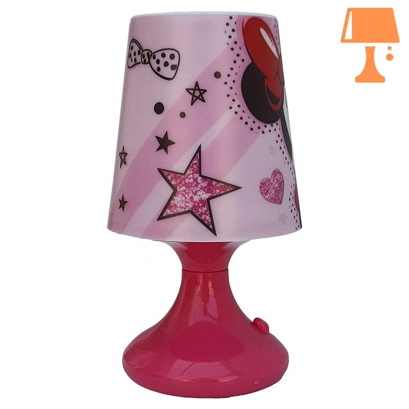 lampe de chevet enfant minnie mickey