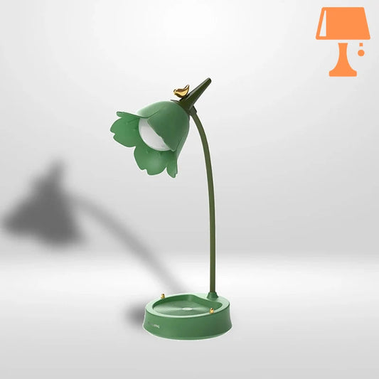 lampe de chevet fleurie