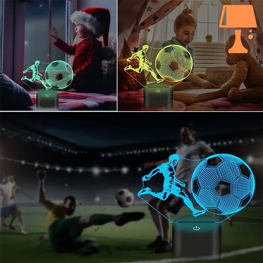 lampe de chevet foot footballer
