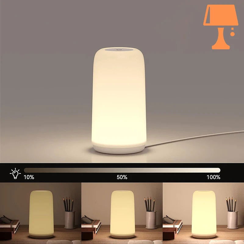 lampe de chevet inspire luminositée réglable