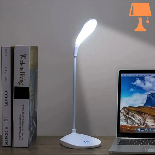 lampe de chevet led rechargeable allumee