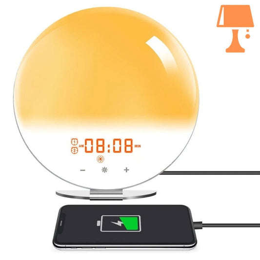 lampe de chevet originale radio réveil