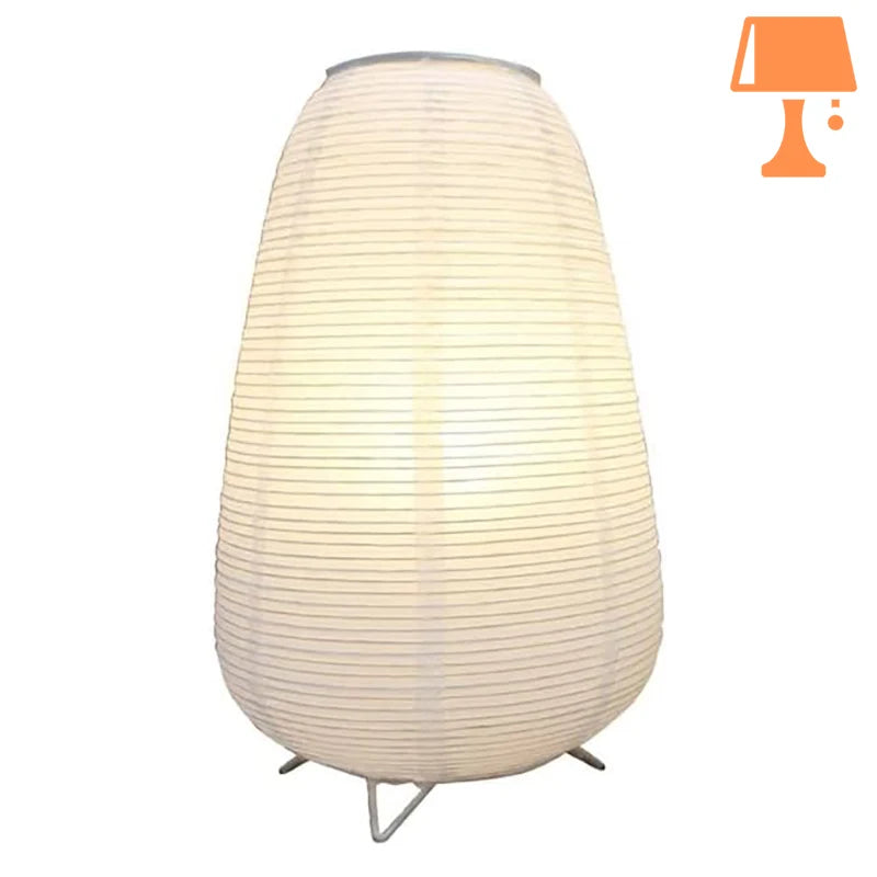 lampe de chevet papier de riz design