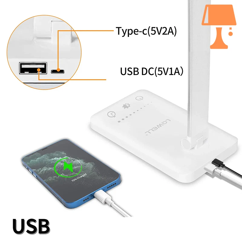 lampe de chevet portable rechargeable originale