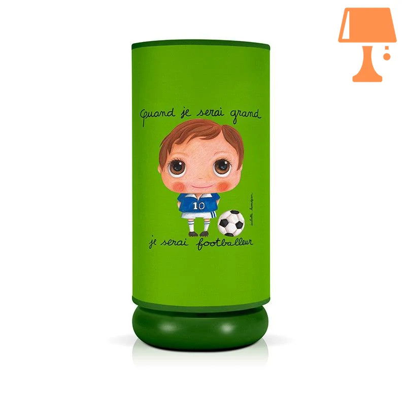 lampe de chevet quand je serai grand football