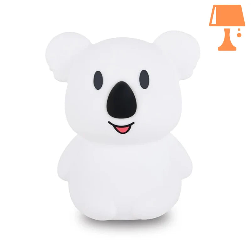 lampe koala blanc