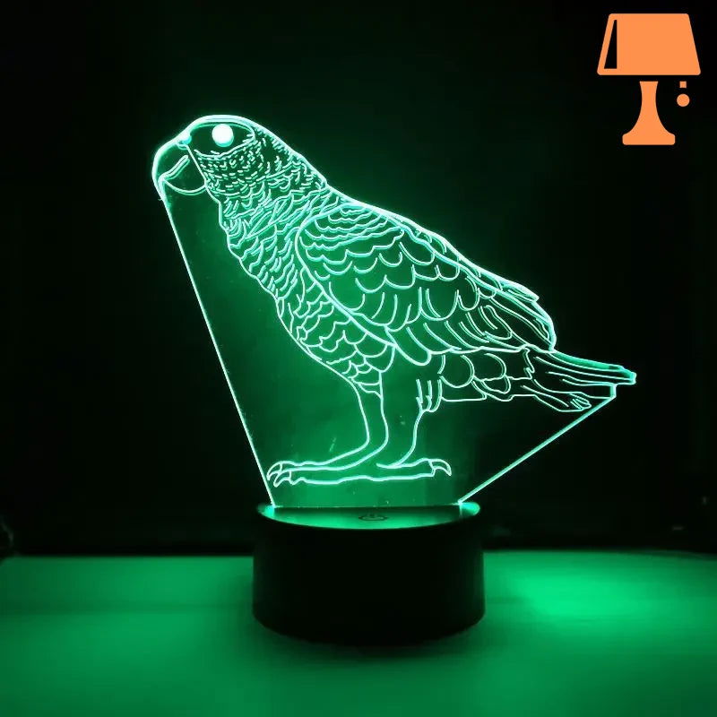 lampe perroquet 3d