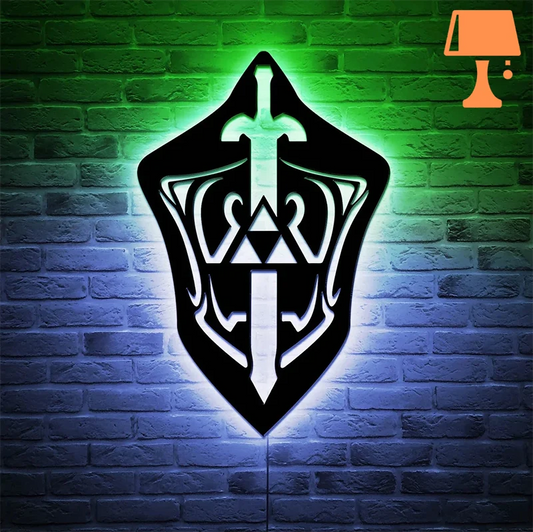 nintendo lampe zelda master sword design