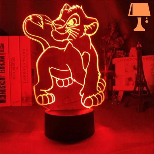 Veilleuse bébé roi lion design