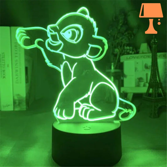 Veilleuse lion hakuna design