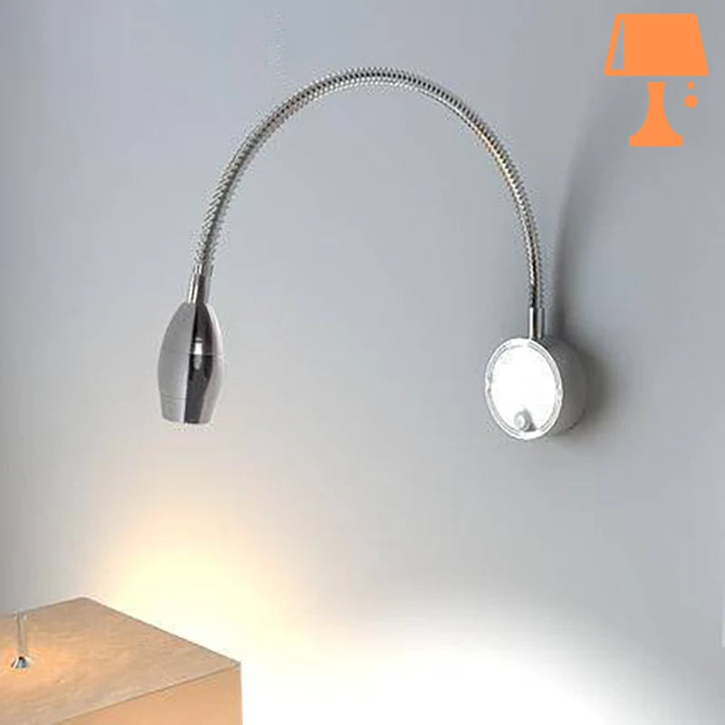 2x SO-TECH Lampe Liseuse LED Flexible 2W - Lampe De Lecture Lit Avec 3 Niveaux Luminosité