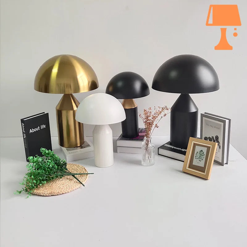 Lampe de chevet design champignon