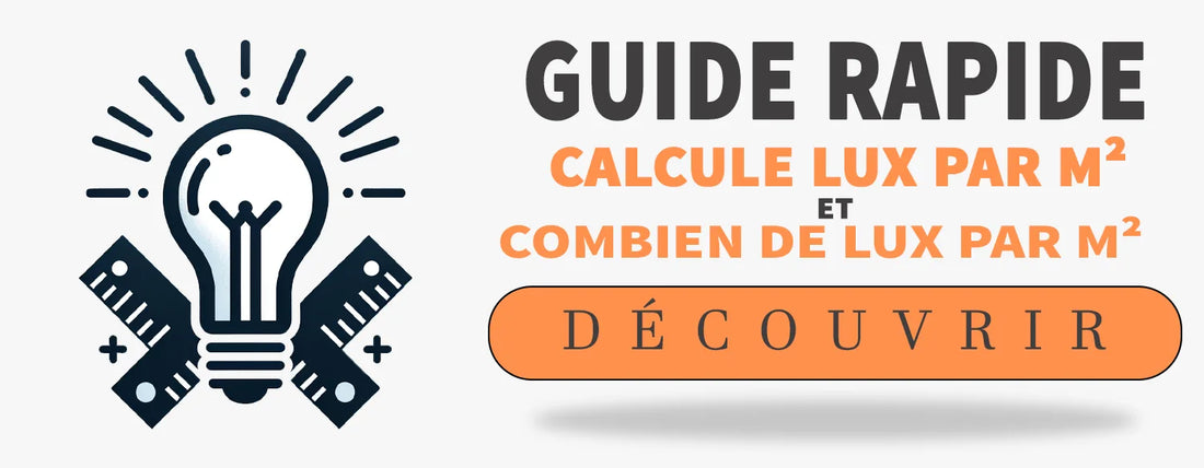 calcul lux par m2 et combien de lux par m2