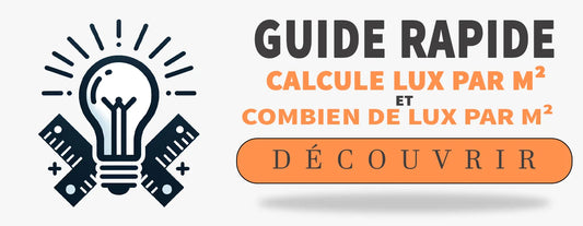 calcul lux par m2 et combien de lux par m2