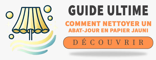 Comment Nettoyer un Abat-Jour en Papier Jauni