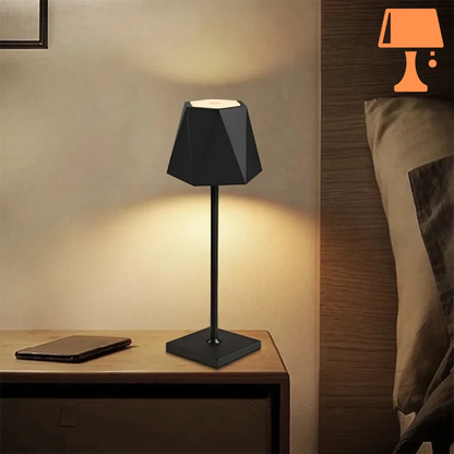 2 lampes de chevet noir