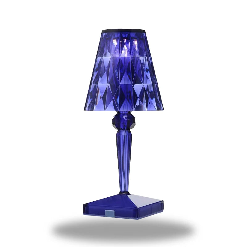 Lampe-design-bleu