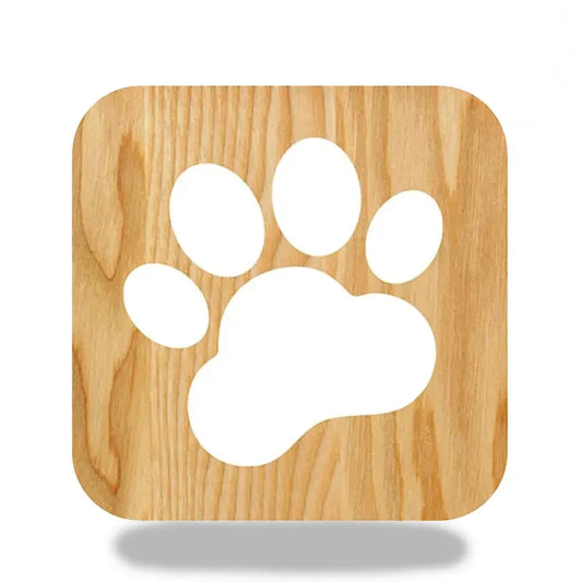 Lampe patte de chien