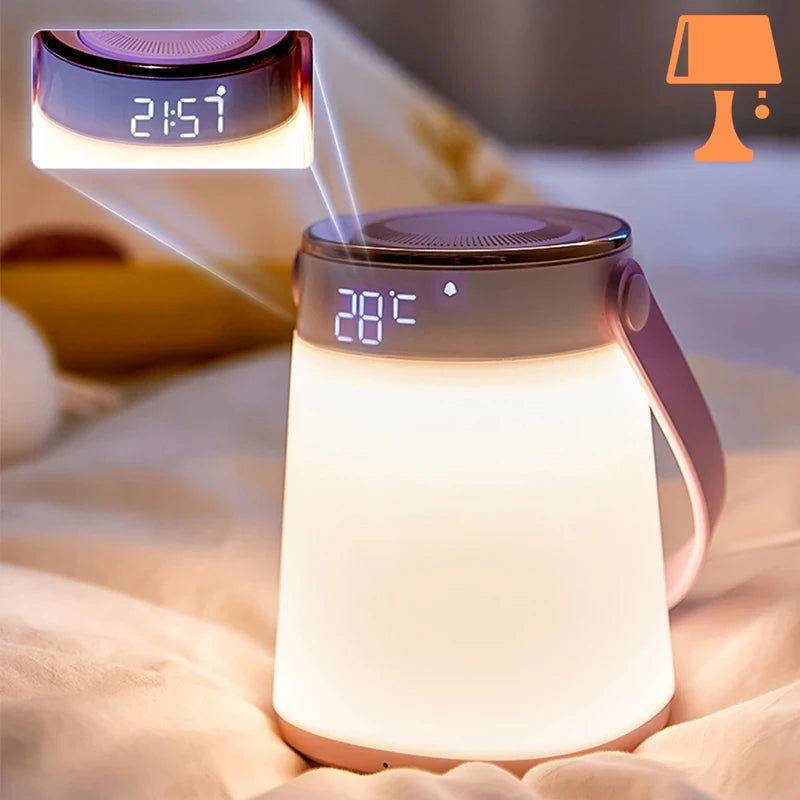 Lampe de Chevet Avec Télécommande heure et température