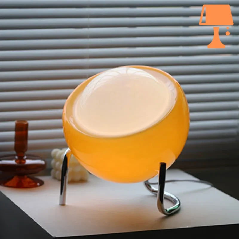 Lampe de Chevet Phrase Vintage Orange