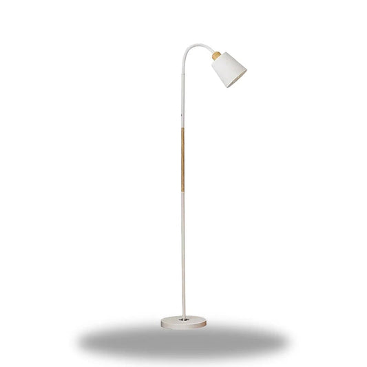 Lampe de Chevet Pied Métal Blanc