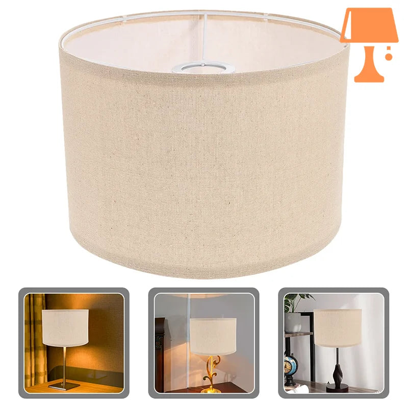 abat-jour beige lin design