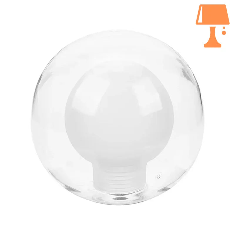 Abat jour boule verre original