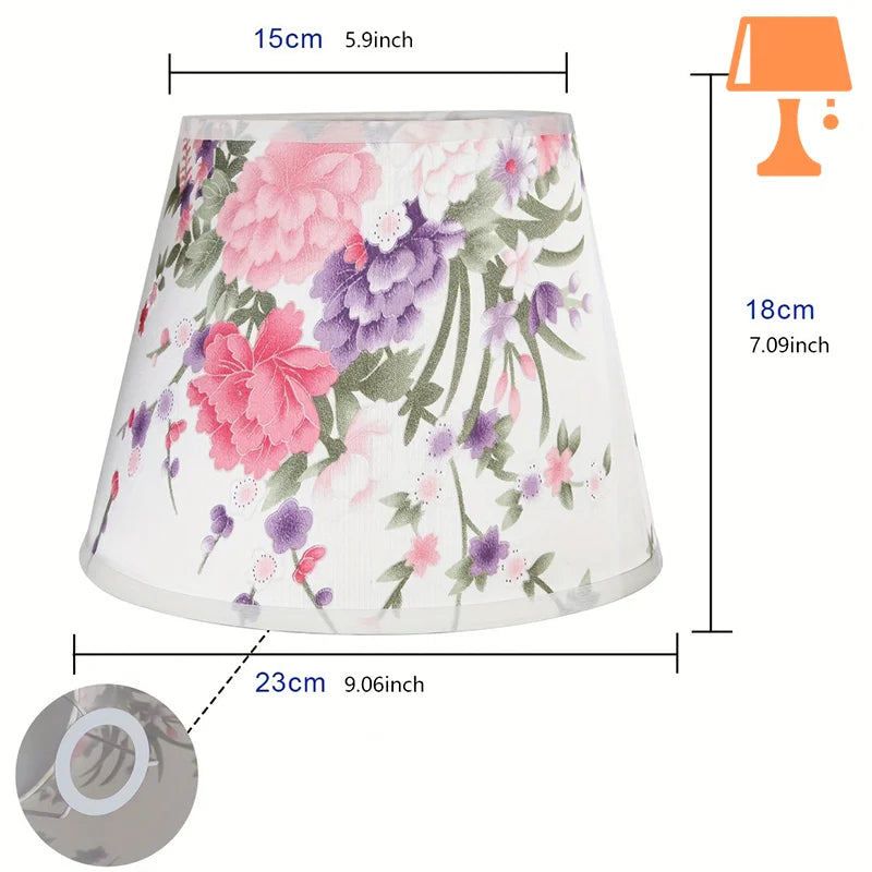 Abat jour fleur design