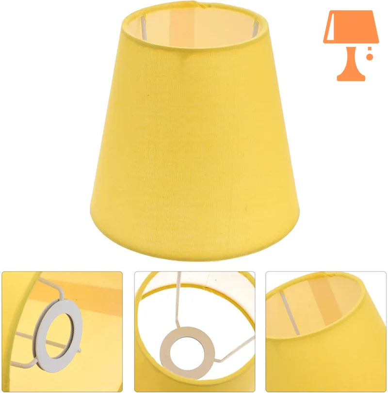 abat-jour jaune pour lampe de chevet chambre