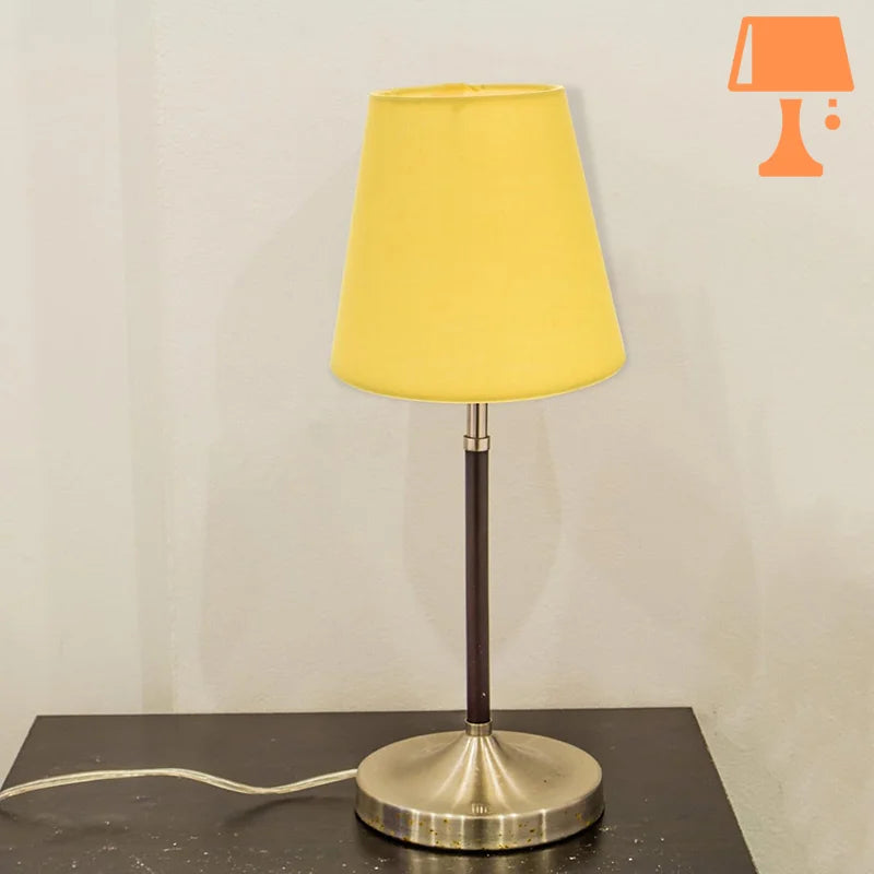 abat-jour jaune pour lampe de chevet originale