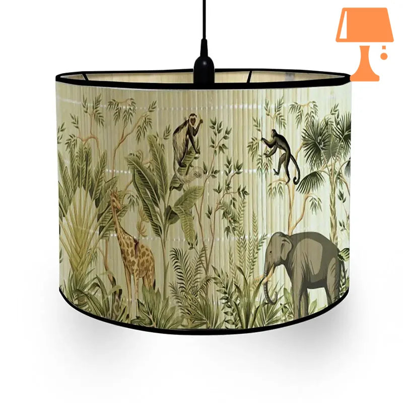 abat-jour jungle design