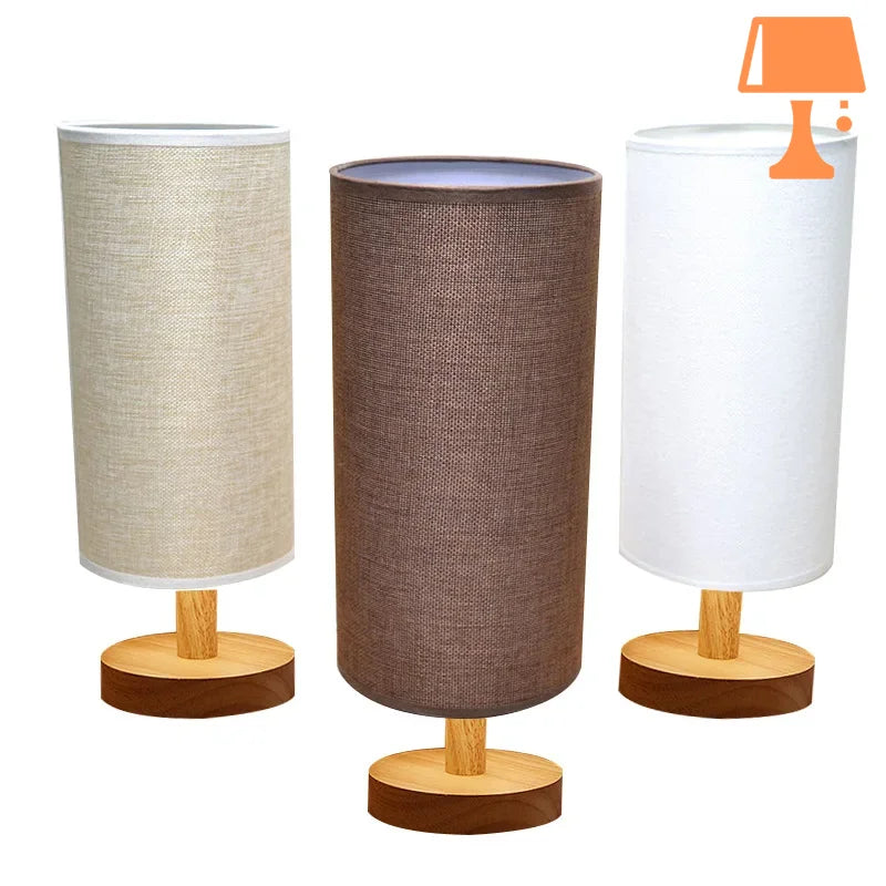 abat-jour lampe de chevet cylindrique design