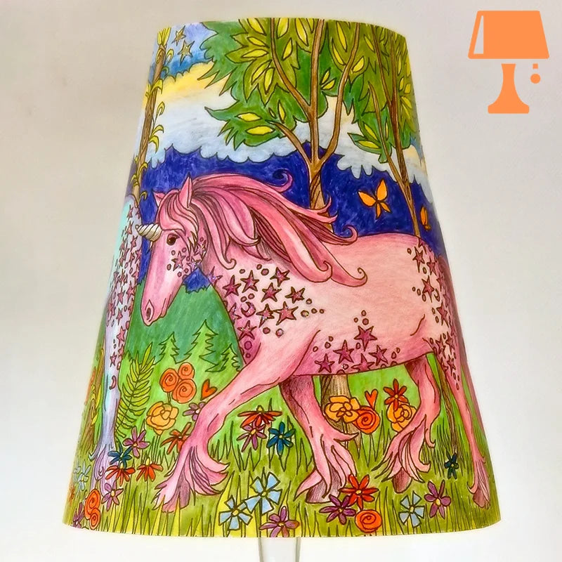 abat-jour licorne design