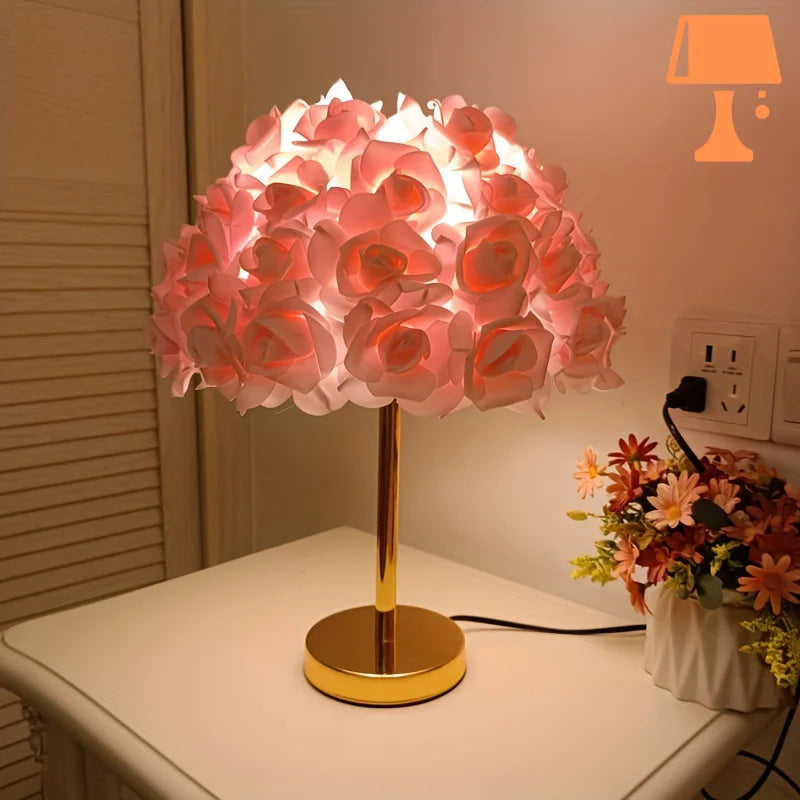 abat-jour romantique pour lampe de chevet chambre