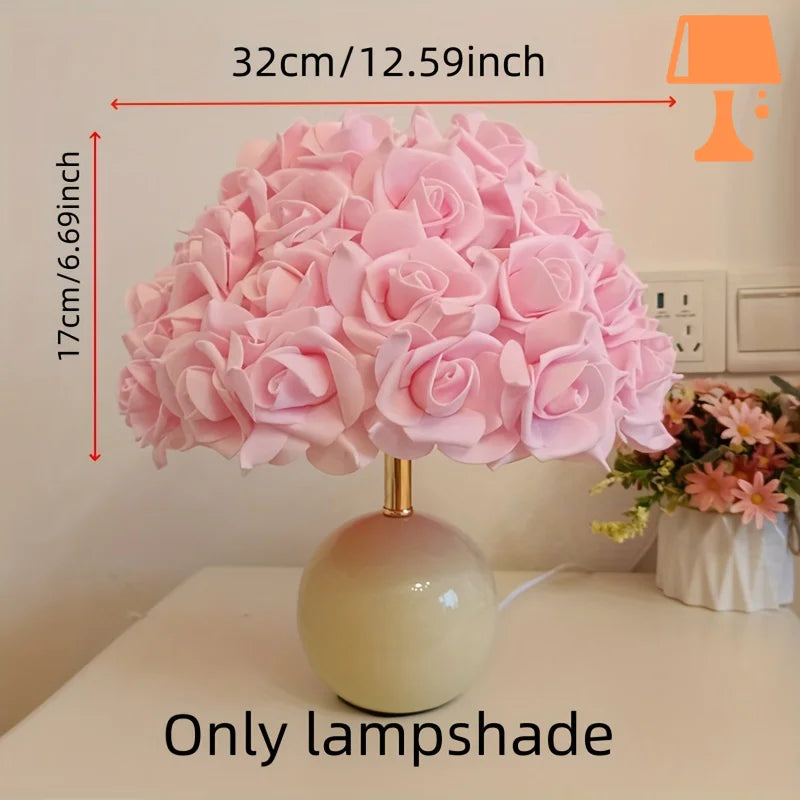 abat-jour romantique pour lampe de chevet mesure