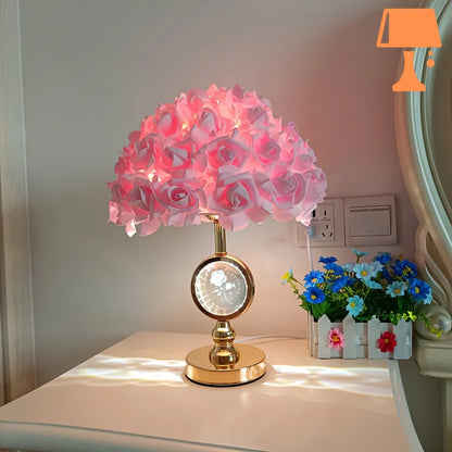 abat-jour romantique pour lampe de chevet salon