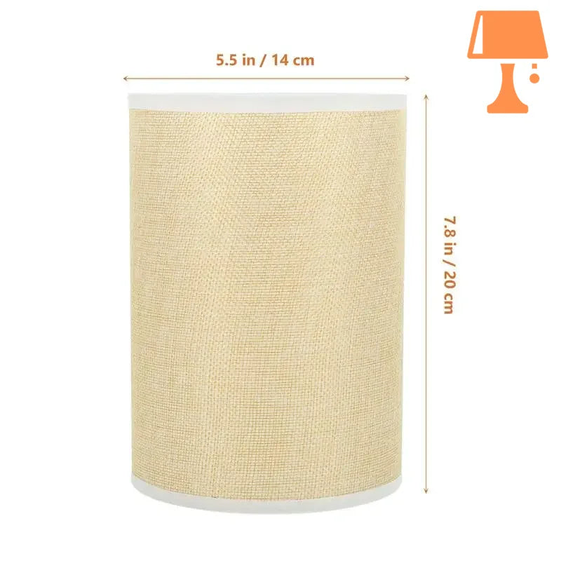 Abat jour rond beige déco