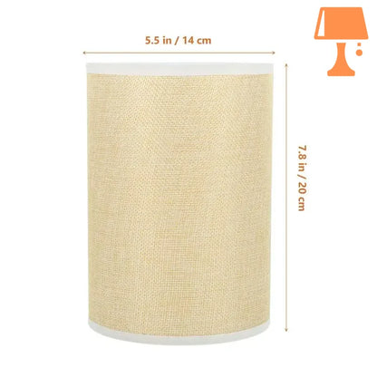 Abat jour rond beige déco