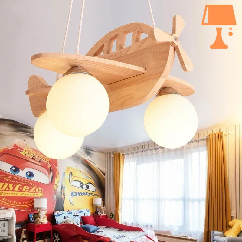 abat-jour suspension chambre enfant design