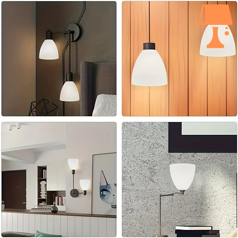 Abat jour verre blanc tendance