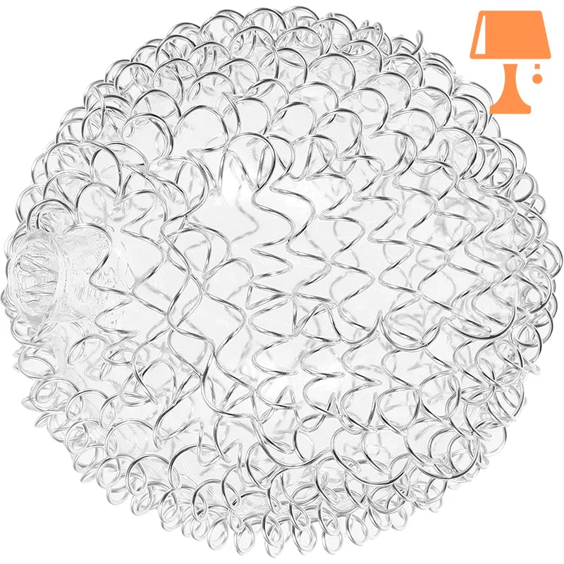 Abat jour verre boule design