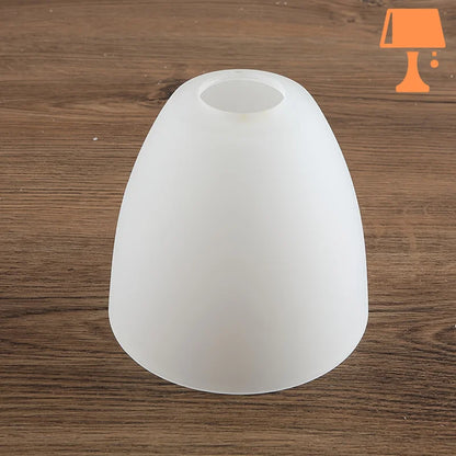 Abat jour verre blanc chambre